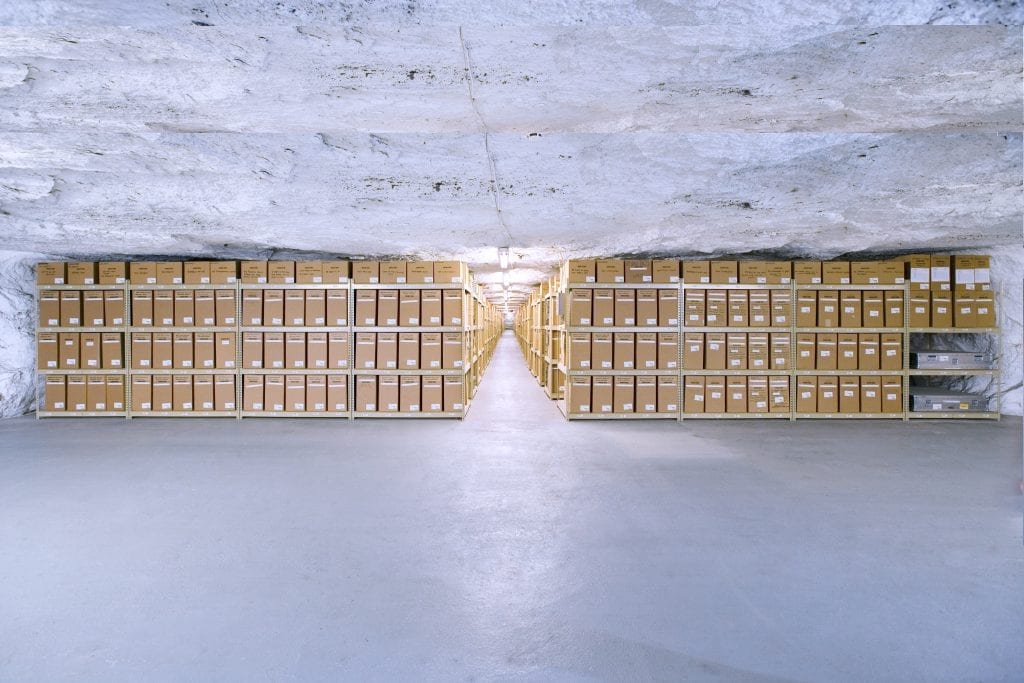 underground storage bay