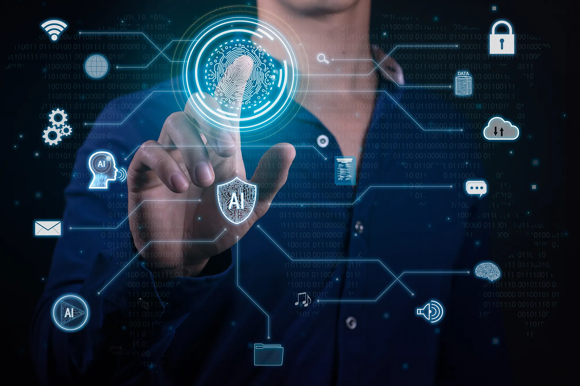 AI Cyber Security with UV&S technology